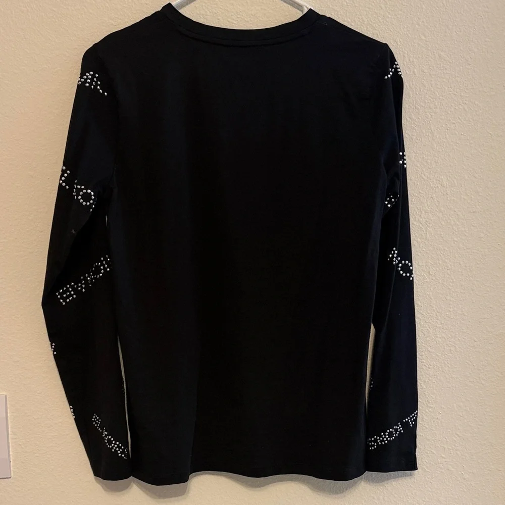 Michael Kors Black Long Sleeve Tee - Picture 4 of 5